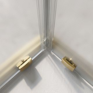 Душевой уголок BelBagno LUCE-A-2-90-P-ORO золото