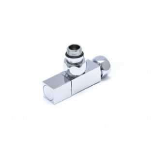 Вентиль запорный угловой Luxon  LX 855SCH0504 3/4"х1/2" г/ш  хромированный для п/с Квадратный