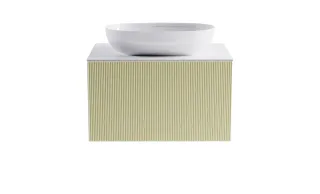 Тумба с раковиной Astra-Form М-40 4631177713576 80 см бежевый матовый