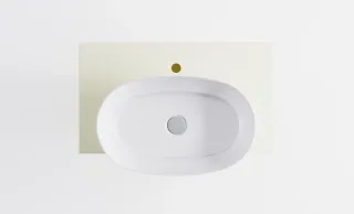 Тумба с раковиной Astra-Form М-40 Slim 4631177715938 70 см бежевый матовый