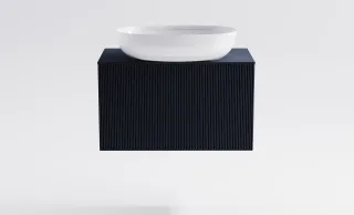 Тумба с раковиной Astra-Form М-40 Slim 4631177715945 70 см серый матовый