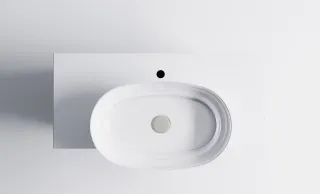 Тумба с раковиной Astra-Form М-40 Slim 4631177714610 90 см бежевый матовый