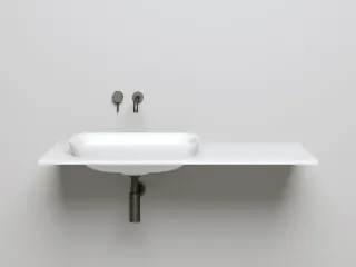 Полувстраиваемая раковина Salini Marea 02 S-Stone 1802202M 60см белый матовый