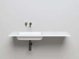 Встраиваемая раковина Salini Marea 09 S-Stone 1802209M 55см белый матовый