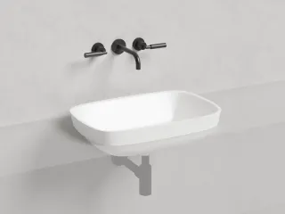 Полувстраиваемая раковина Salini Marea 02 S-Stone 1802202MRF 60см RAL полностью