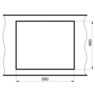 Мойка для кухни Milacio Navarra 60 Cuarzo MC.77073 серый металлик