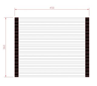 Ролл-мат для кухонной мойки Milacio Ultra MCU.4533.GM воронёная сталь