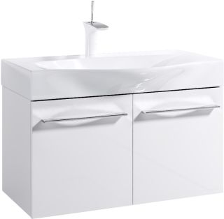 Тумба под раковину Aqwella Милан 80 Mil.01.08/W