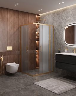 Душевой уголок CEZARES MOLVENO-AH-21-90+20-P-BORO