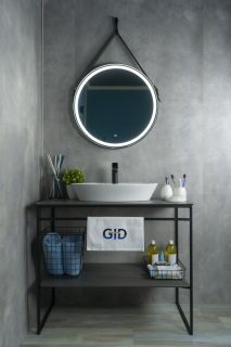 Раковина Gid N9398 51142 накладная белая 61x37x12