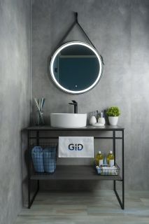 Раковина Gid N9425 51144 накладная белая 40x40x15