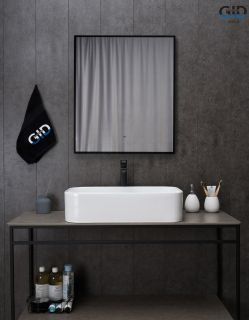 Раковина Gid N9599 51231 накладная белая 61x38x15