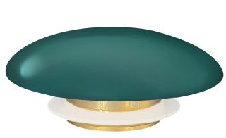 Накладка на слив для раковины ABBER AC0014MBG тёмно-зелёный