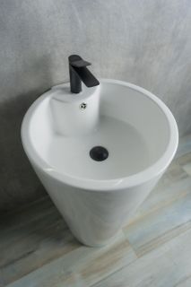 Раковина Gid Nb136 81105 накладная белая 50x53x80