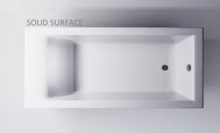 Ванна из искусственного камня Astra-Form Нейт  01010091 170x75 см белый матовый