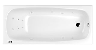 Гидромассажная ванна Whitecross Layla 0102.180080.100.LINE.CR 180x80см Line хром