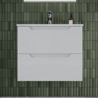 Подвесная тумба под раковину Sancos Norma 2.0 NR2.060W 60см белый глянец