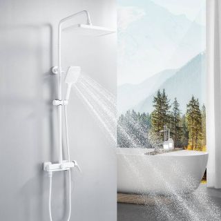 Душевая стойка Shevanik S9936C белый