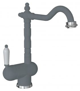 Смеситель для кухни Florentina Ода серый шёлк