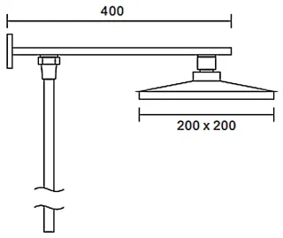 Душевая стойка Frap F2406 хром