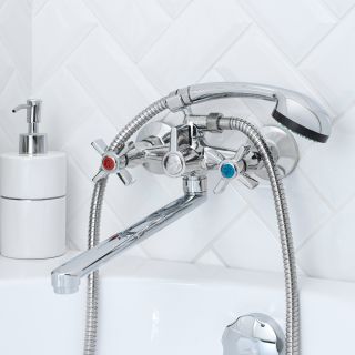 Смеситель для ванны с душем РМС SL118-140P хром