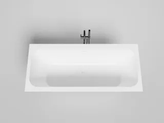 Ванна из искусственного камня Salini Orlanda Axis Kit S-Sense 103312GRF 180x80см RAL полностью