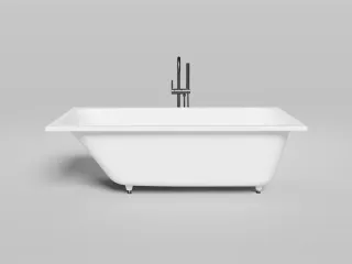 Ванна из искусственного камня Salini Orlanda Kit S-Sense 102116GRH 170x80см RAL снаружи