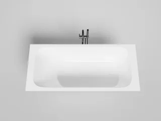 Ванна из искусственного камня Salini Orlanda Kit S-Sense 102112MRF 180x80см RAL полностью