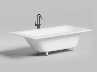 Ванна из искусственного камня Salini Orlanda Plus S-Sense 102014MRH 190x100см RAL снаружи