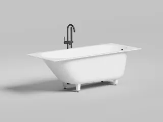 Ванна из искусственного камня Salini Ornella S-Sense 102313GRH 170x70см RAL снаружи