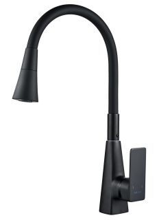 Смеситель для кухни Shevanik S543H-3 чёрный