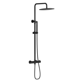 Душевая система с термостатом Knotlor SS-24/BL, черный