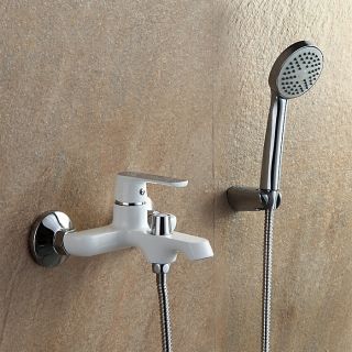 Смеситель для ванны и душа Frap F3231 хром белый