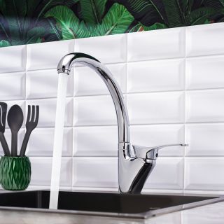 Смеситель для кухни BOOU B8173-10HF хром