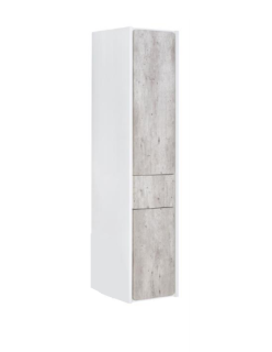 Пенал Roca Ronda ZRU9303006 правый бетон/белый глянец