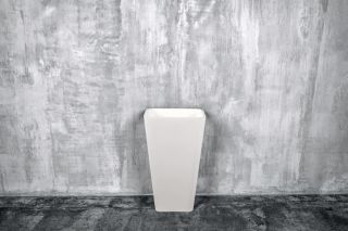 Напольная раковина NT Bagno Marmolado NT606 51см белый матовый