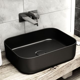 Раковина Point Меркурий PN43832BM 50см чёрный матовый