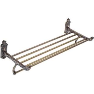 Полка с полотенцедержателем Gappo G3624 бронза