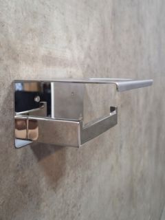 Держатель для туалетной бумаги с полкой AltroBagno Aperto 080907 Cr