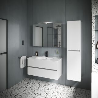 Пенал подвесной Sancos Urban PUR35W 35см белый глянец