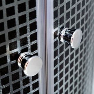 Душевая кабина Deto L 801 стандартная BLACK 100х100х215 см