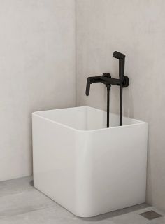 Гигиенический душ со смесителем Splenka S41.51.06 чёрный