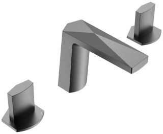 Смеситель для раковины Boheme Venturo 150-GM-ICE антрацит