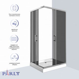 Душевой уголок с поддоном PARLY QZ71S N (70х100х195)