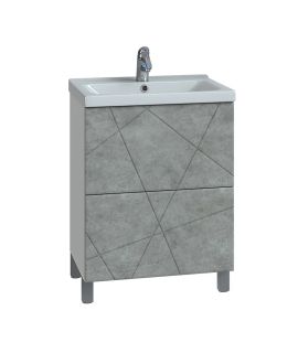 Тумба под раковину напольная Vigo Geometry tn.bsf.GEO.FOS.60.2Y 60 см бетон