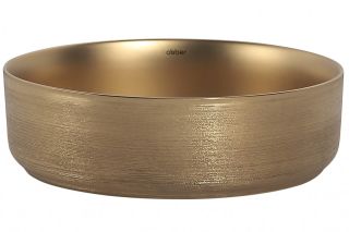 Раковина ABBER Bequem AC2109BGM 40см золото матовое