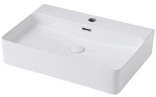 Раковина ABBER Rechteck 61см белый AC2201