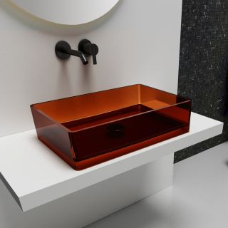 Раковина ABBER Kristall 60см коричневый AT2803Opal