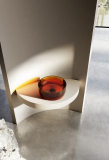 Раковина ABBER Kristall 40см коричневый AT2804Opal