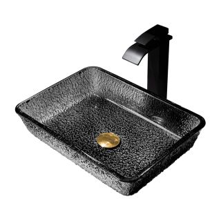 Раковина стеклянная ABBER Glas AK2313B 46см чёрный